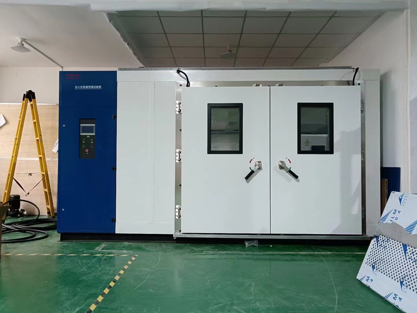 步入式恒溫恒濕試驗箱示意圖